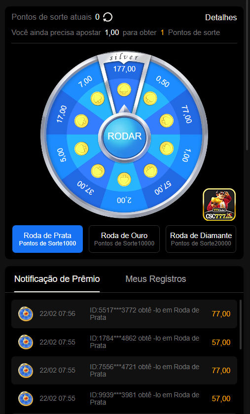 Segurança App csc777.com