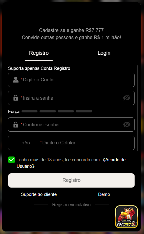 Recompensas VIP csc777.com